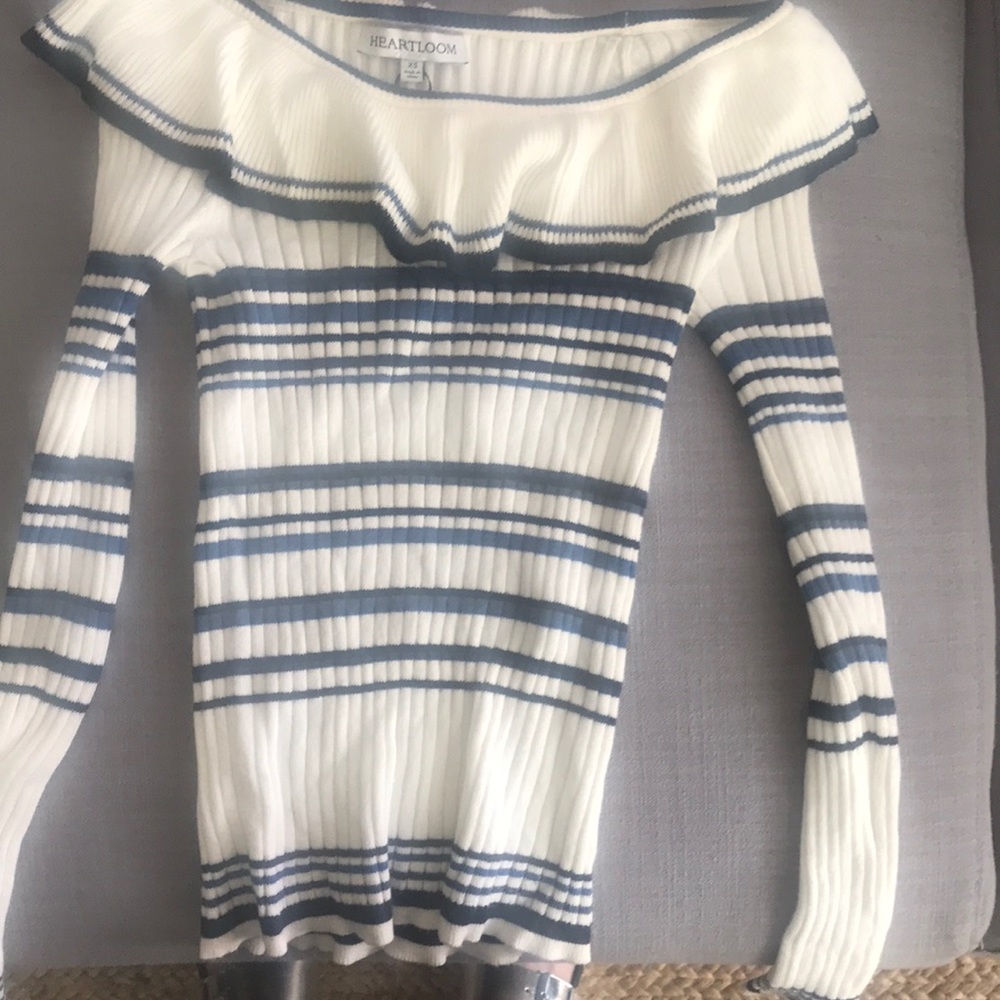Heartloom off the shoulder sweater